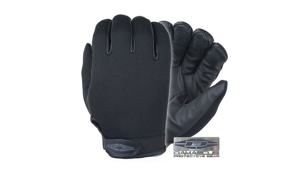 Damascus Protective Gear DNS860L Stealth X Neoprene Gloves with Thinsulate and Waterproof Liners, Medium, Black, Black, Medium DNS860LMED