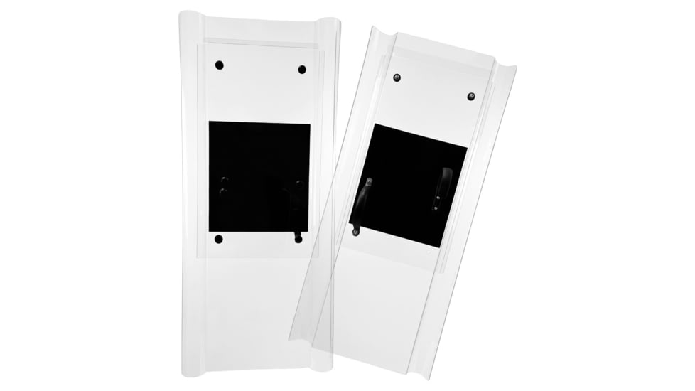 Damascus Protective Gear Interlocking Riot Shield, 48in H x 24in W x 0.15in Thick, Clear, DRS10