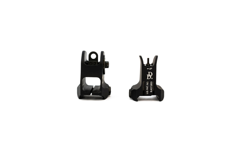 Daniel Defense A1.5 Top Mounted Fixed Front and Rear Sight, Black, 19-088-09116