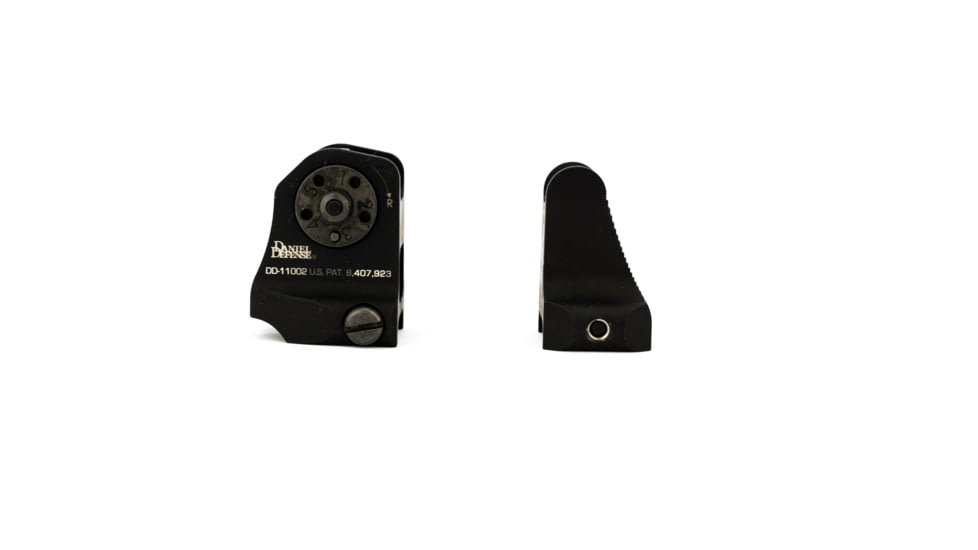 Daniel Defense A1.5 Top Mounted Fixed Front and Rear Sight, Black, 19-088-09116