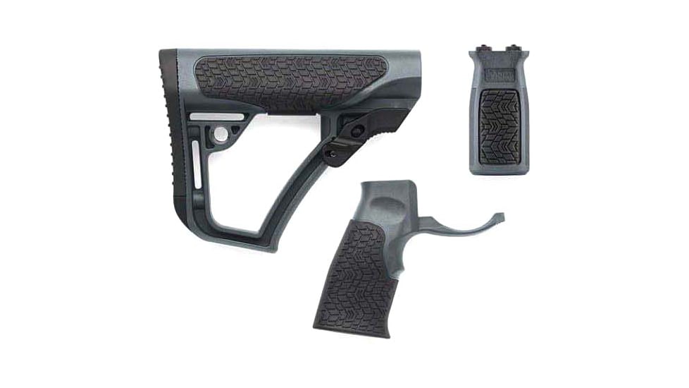 Daniel Defense AR-15 Furniture Kit, Milspec, Tornado Grey, 2808812065012