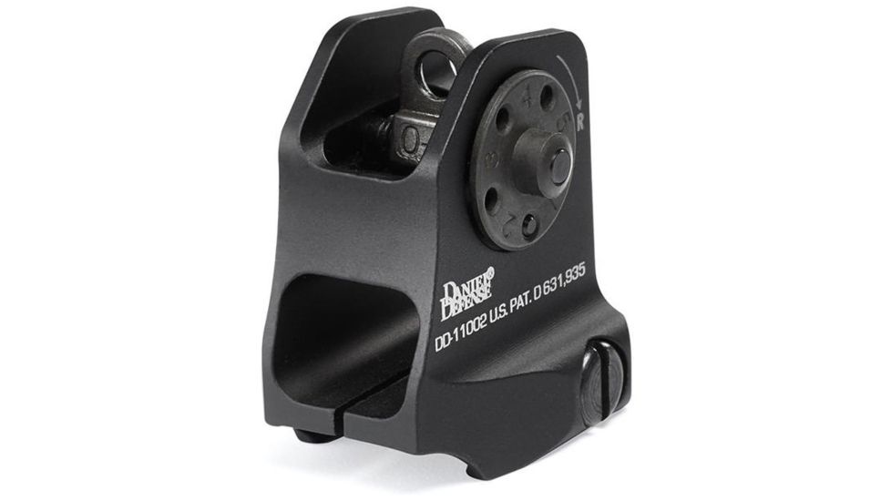 Daniel Defense A1.5 Top Mounted Fixed Front and Rear Sight, Black, 19-088-09116