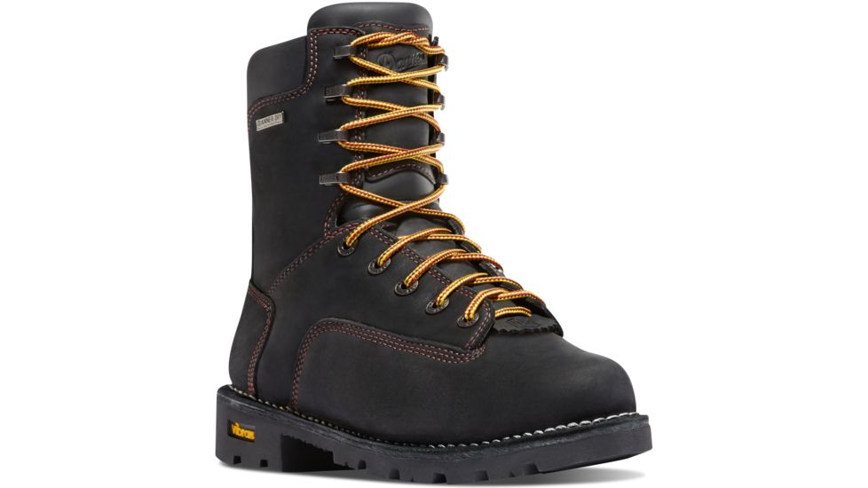 Danner Gritstone 8in Alloy Toe Boots, Black, 7D, 14222-7D