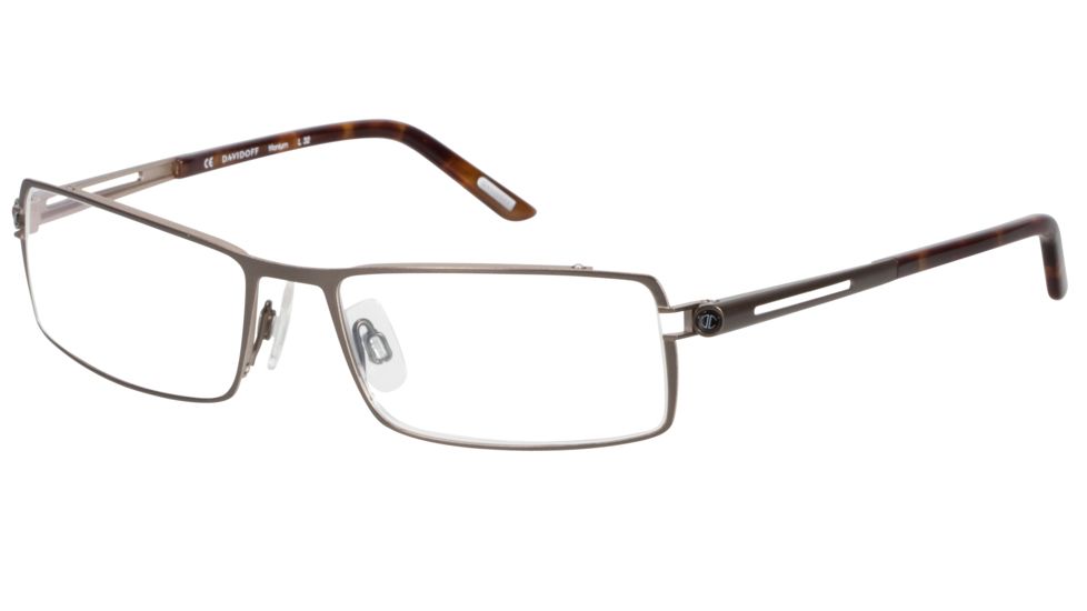 Davidoff 95501 Bifocal Prescription Eyeglasses - Brown Frame and Clear Lens 95501-530BI