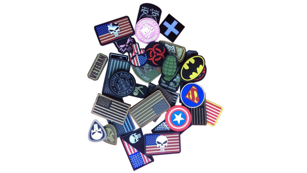 DDT Embroidered Morale Patch, Flag, Punisher Black DDT50151