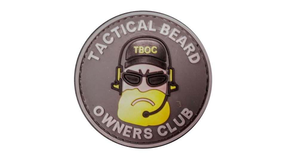 DDT Rubber Morale Patch, Beard, Blonde DDT50109