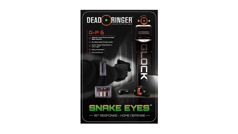 Dead Ringer G-P 6Optcal Lexan Frnt/Rear StsGrn/Grn DR4996