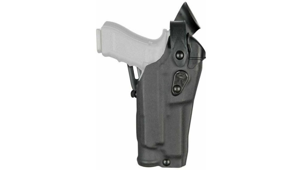 Safariland Model 6360RDS ALS/SLS Mid-Ride Level-III Duty Holster, Glock 19/23, Insight Technology M3, Left, STX Plain, Black, 6360RDS-2832-412