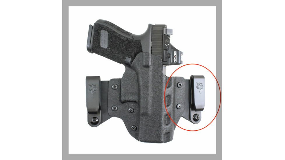 DeSantis Cloaked Partner IWB Attachments, Ambidextrous, Black, Y103BJZZZ0