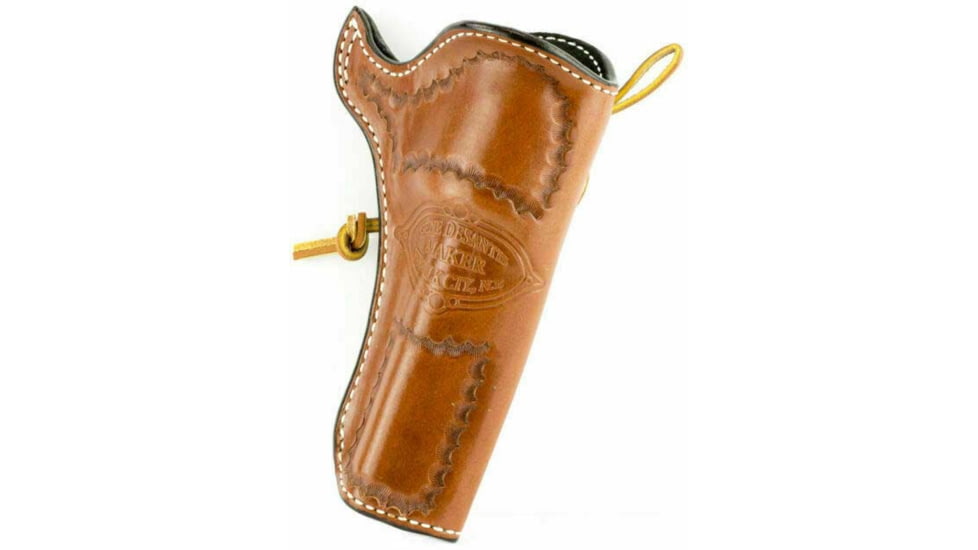 DeSantis Doc Holliday Cross Draw Leather Belt Holster, Colt SAA 3 1/2in, Ruger Vaquero 3 1/2in, Right Hand, Lined, Tan, 083TC53Z0