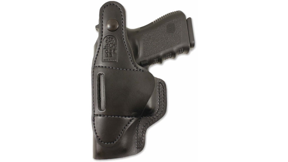 DeSantis Dual Carry II Leather IWB Holster, Springfield XDS 3.3in, Left Hand, Plain, Black, 033BBY1Z0