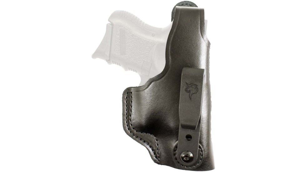 DeSantis Dual Carry II Leather IWB Holster, Springfield XDS 3.3in, Left Hand, Plain, Black, 033BBY1Z0