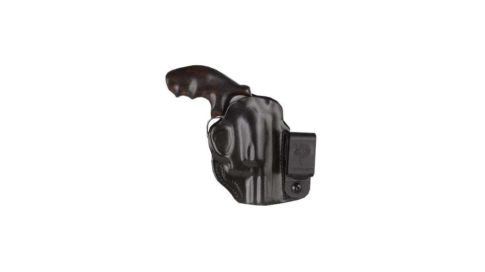 DeSantis Flex-Tuk Leather IWB Holster, S&amp;W J Frame, M&amp;P 340, 360 2in, Taurus 85, 85CH 2in, Left Hand, Plain, Black, 113BB02Z0
