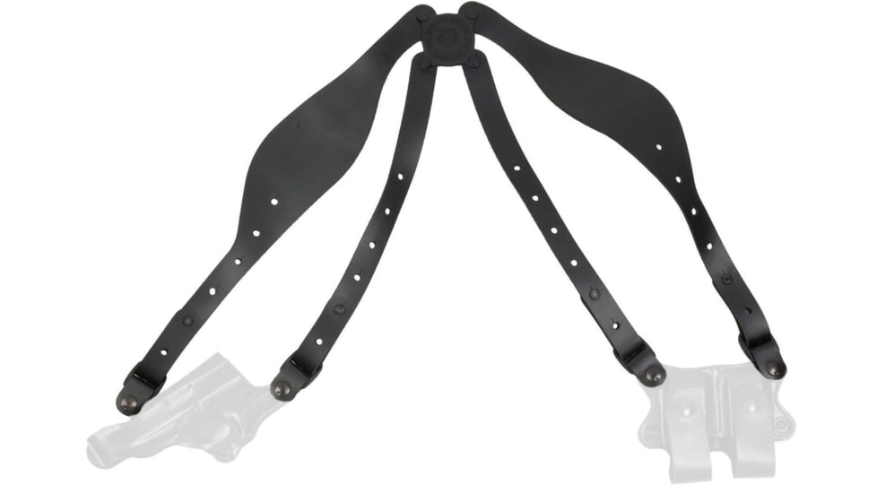 DeSantis Full Harness, Leather, Ambidextrous, Plain, Black, A26BNFWZ0