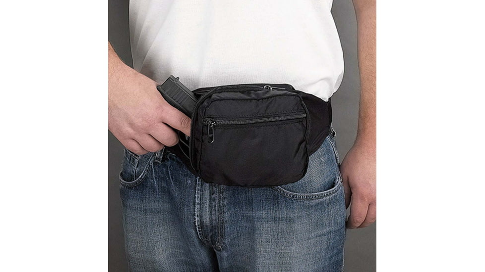 DeSantis Gunny Sack Jr Belt Nylon Holster, Kahr K9/40, P9/40, MK9/40, PM9/40, PM40, Kahr PM45, Keltec PF9, Colt Officer, Defender, New Agent 45, Ambidextrous, Nylon, Navy Blue, R76AJD6Z0