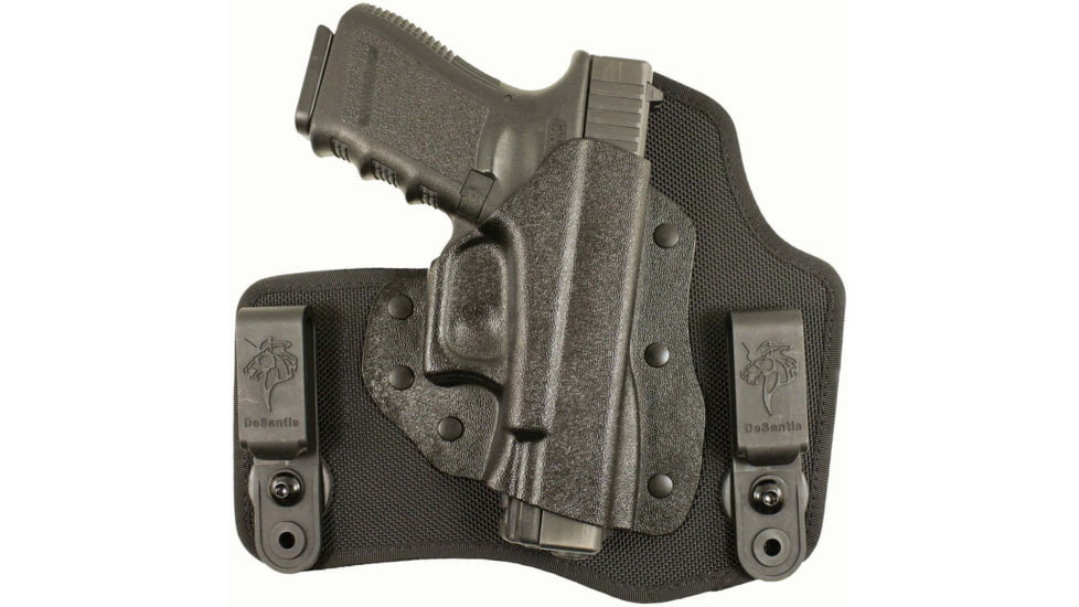 DeSantis Invader IWB Kydex Holster, Glock 43, 43X, 48, Left Hand, Kydex, Black, M65KB8BZ0