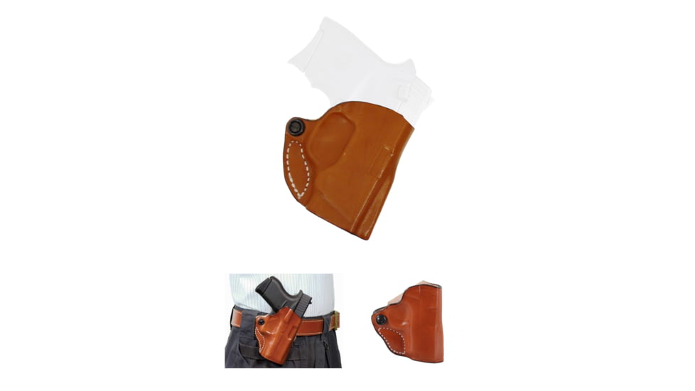 DeSantis Mini Scabbard Holster - Smith &amp; Wesson M&amp;P Shield, Style 019, Black, Brown, Tan