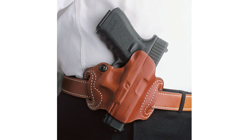 DeSantis Mini Slide OWB Holster, Sig Sauer P365 With Red Dot, Left, Tan, 086TB9YZ0