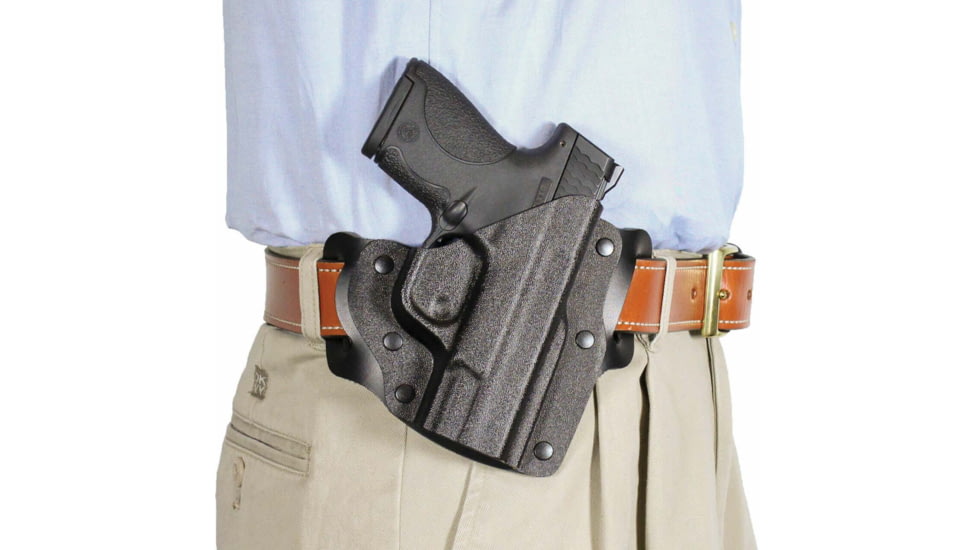 DeSantis The Intimidator 2.0 Pancake Kydex Holster, SIG P229, P229R, P229DAK, P220, P220R, P226, P226R, P225, P228, P228R, P239, Left Hand, Kydex, Black, 138KBF4Z0