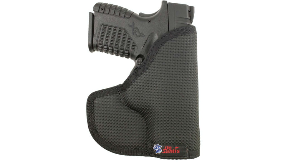 DeSantis The Nemesis Pocket Holster, Mossberg MC1SC, Naroh N1, Springfield Hellcat, Hellcat OSP, , Ambidextrous, Nylon, black, N38BJ6RZ0