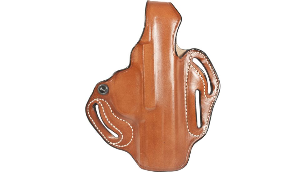 DeSantis Thumb Break Scabbard Holster - Right, Tan, Unlined, Plain, 2 Slot 001TA98Z0 - FITS COLT PONY, POCKETLITE, MUSTANG