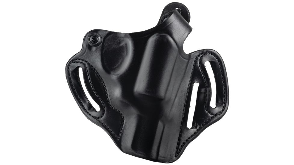 DeSantis Thumb Break Scabbard Holster - Right, Black, Unlined, Plain, 3 Slot 001BA22Z0 - FITS COLT AGENT, COBRA, DETECTIVE SPECIAL 2in.