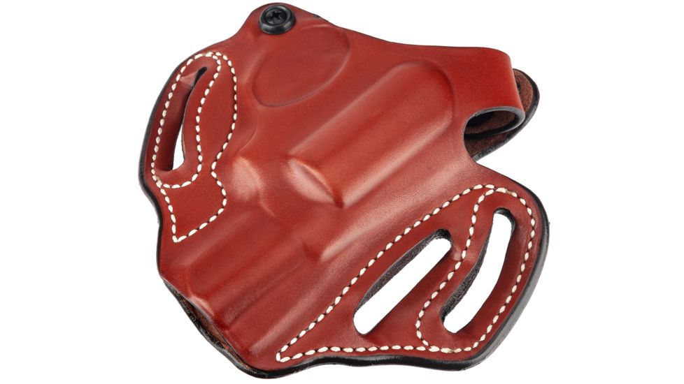 DeSantis Thumb Break Scabbard Holster - Right, Tan, Unlined, Plain, 3 Slot 001TA22Z0 - FITS COLT AGENT, COBRA, DETECTIVE SPECIAL 2in.