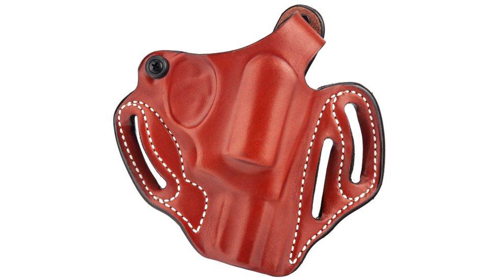 DeSantis Thumb Break Scabbard Holster - Right, Tan, Unlined, Plain, 3 Slot 001TA22Z0 - FITS COLT AGENT, COBRA, DETECTIVE SPECIAL 2in.