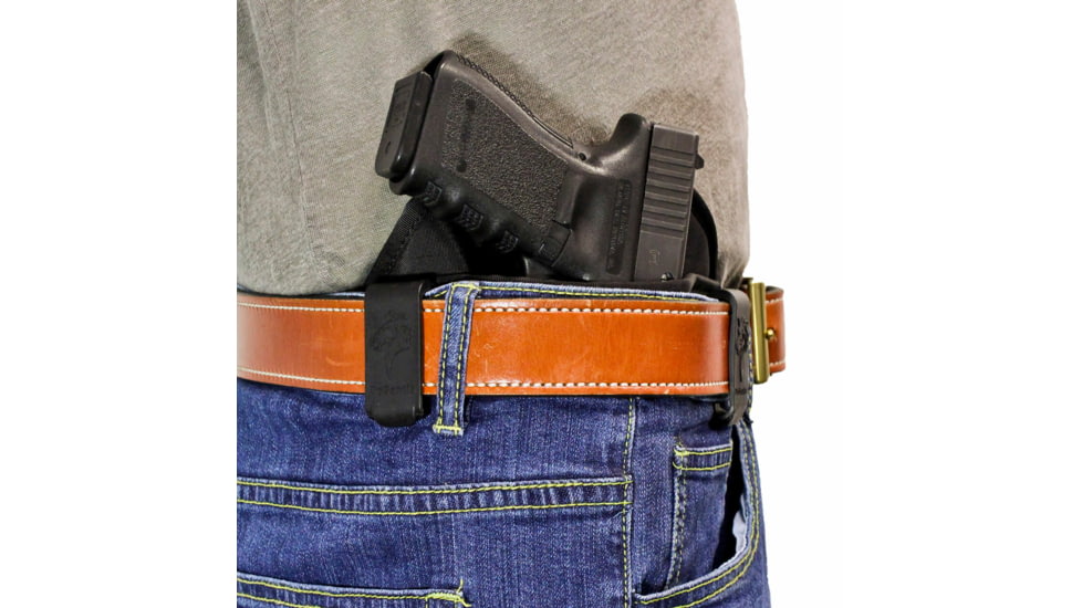 DeSantis Vanquisher IWB Nylon Holster, Fits Most Medium to Large Autos and Small Revolvers, Ambidextrous, Nylon, Black, M71BJG2Z0