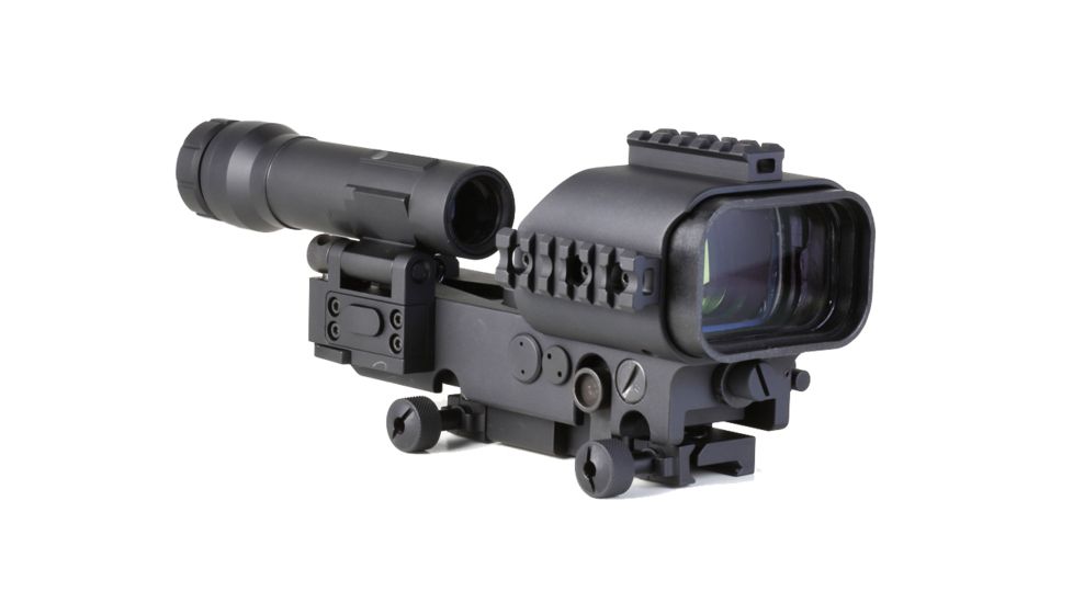 DI Optical DCL110AD-3X Red Dot Sight for M2HB/M240/K6/M60D/MG3 w/3X Magnifier,3 MOA Dot and 35 MOA Circle,Matte Black DCL110AD-3X