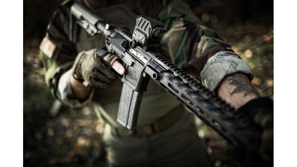 DI Optical Eagle Prismatic Red Dot Sight w/ Rotary Switch, Matte Black EG1