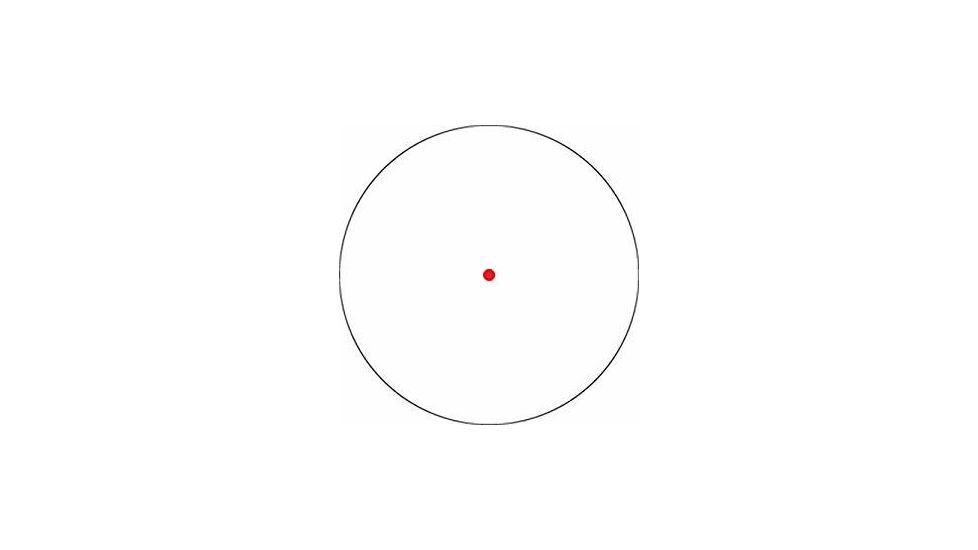 DI Optical SP1 Sparrow Series Red Dot Reflex Sight w/2 Push Buttons, Matte Black, SP1
