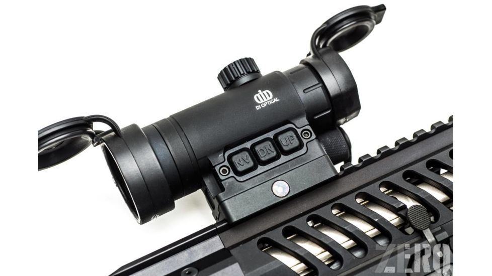 DI Optical Raven Series Red Dot Sight w/ Push Button Control and Auto Shut Off Mode, Matte Black RV2