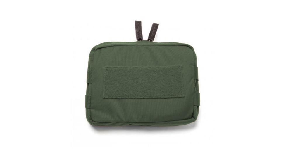 Diamondback Tactical Medium Low Profile Utility Pouch 8.5in.W X 6in.H X 2in.D, Ranger Green, A-BLPM44-MD-RANGERGREEN