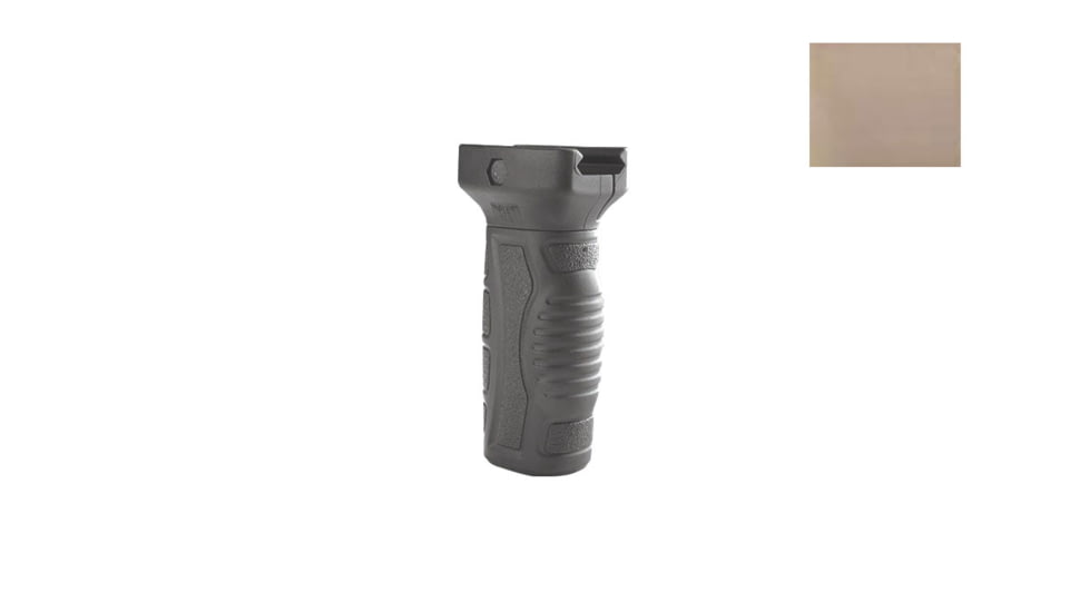 DLG Tactical Rubberized Foregrip, Picatinny, Tan, DLG162T