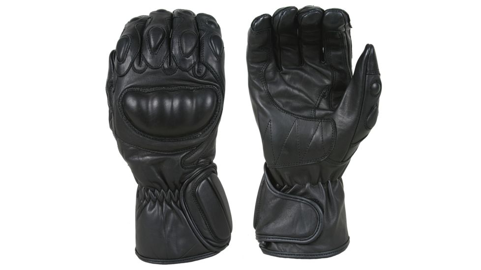 Damascus CRT100 Vector 1 Riot Control Gloves with Carbon-Tek Fiber Knuckles, Large, Black CRT100LG