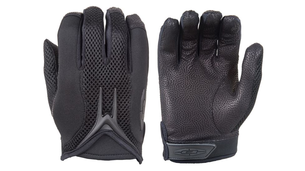 Damascus MX50 Viper Unlined Gloves with Digital Leather Palms, Small, Black MX50SM