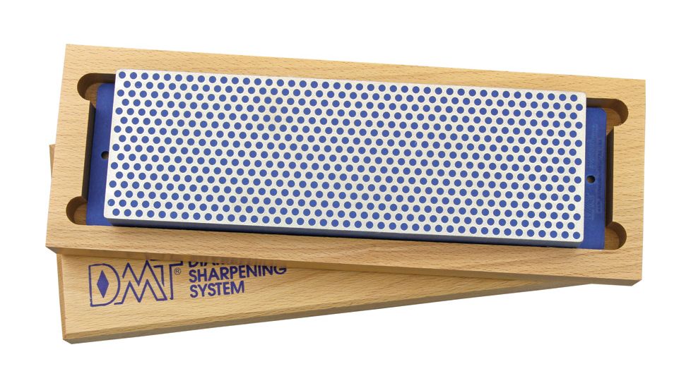DMT 8in Diamond Whetstone, Coarse grit, Wood storage box DMTW8C