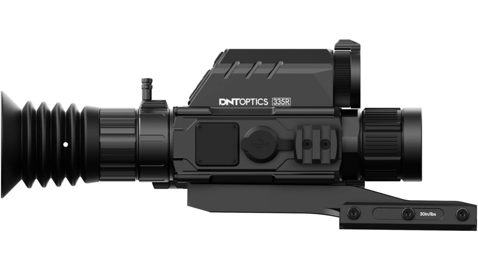 DNT Optics ThermNight 2.5-10x Thermal Rifle Scope, 5-20x Day/Night w/ Laser Rangefinder