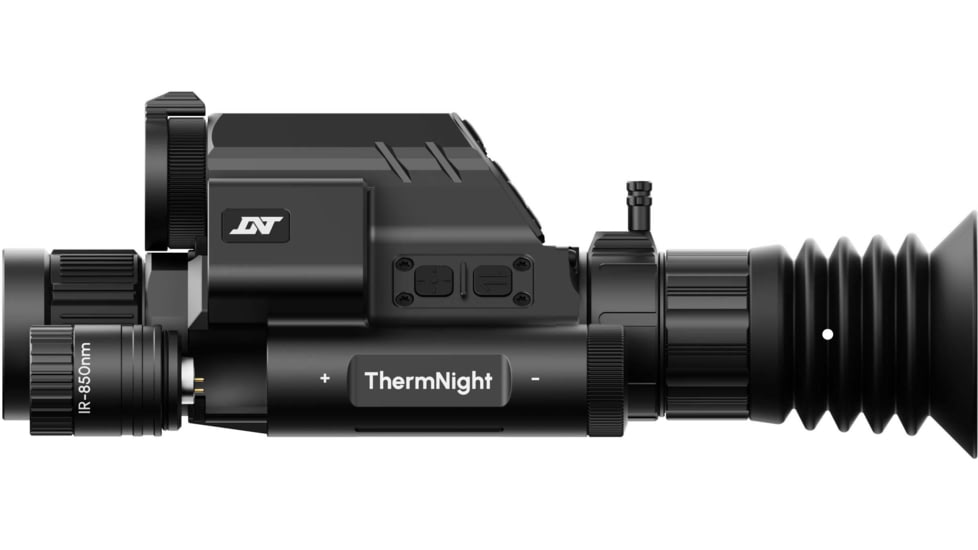 DNT Optics ThermNight 2.5-10x Thermal Rifle Scope, 5-20x Day/Night w/ Laser Rangefinder