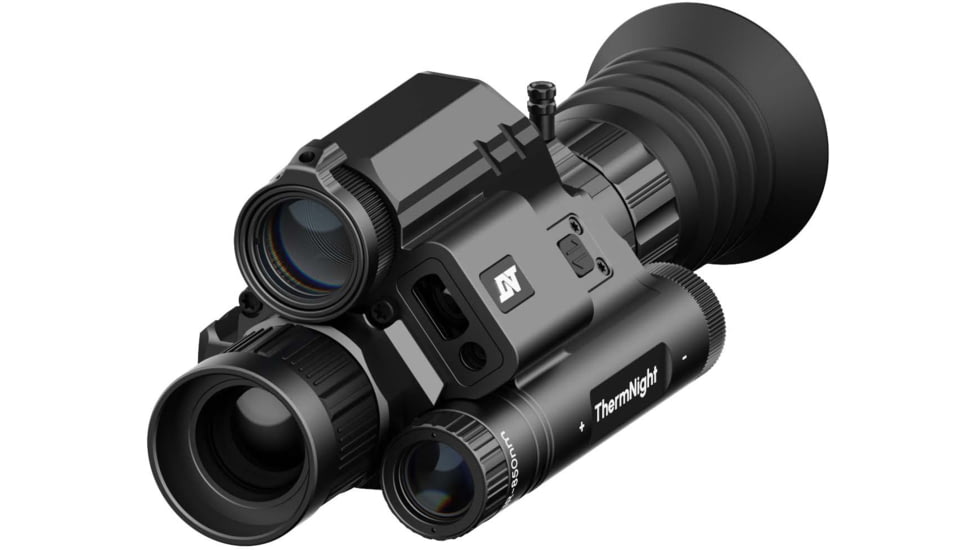 DNT Optics ThermNight 2.5-10x Thermal Rifle Scope, 5-20x Day/Night w/ Laser Rangefinder