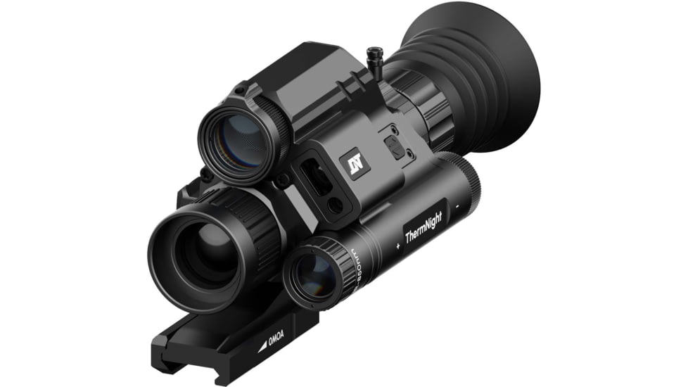 DNT Optics ThermNight 2.5-10x Thermal Rifle Scope, 5-20x Day/Night w/ Laser Rangefinder