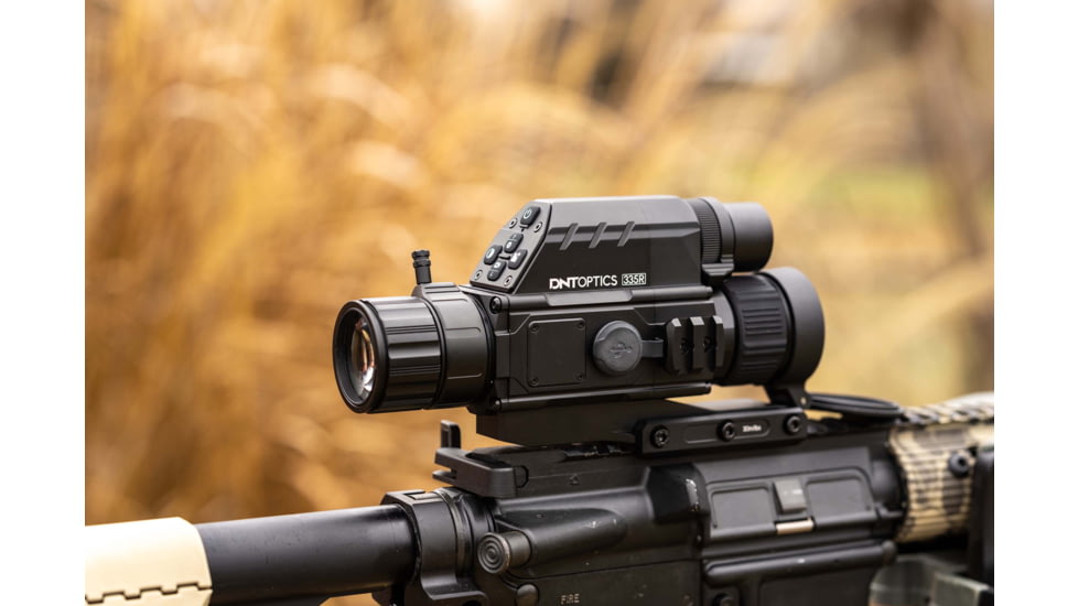 DNT Optics ThermNight 2.5-10x Thermal Rifle Scope, 5-20x Day/Night w/ Laser Rangefinder