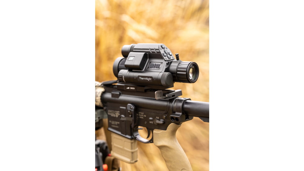 DNT Optics ThermNight 2.5-10x Thermal Rifle Scope, 5-20x Day/Night w/ Laser Rangefinder