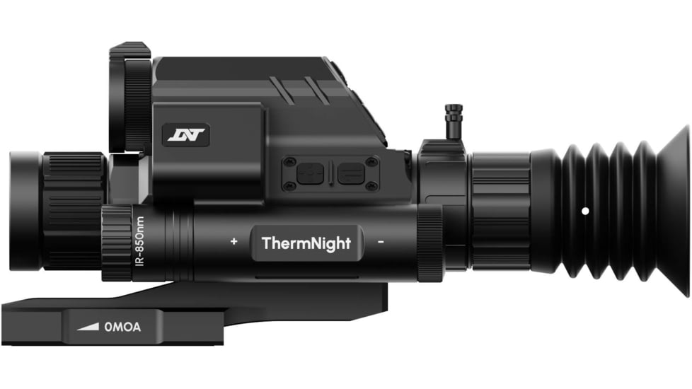 DNT Optics ThermNight 2.5-10x Thermal Rifle Scope, 5-20x Day/Night w/ Laser Rangefinder