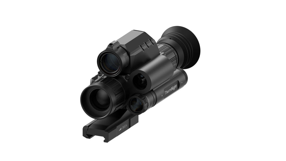 DNT Optics ThermNight 3-12x52mm Thermal Rifle Scope w/5-20x Night Vision Multispectral Scope with Laser Rangefinder and Ballistic Calculator