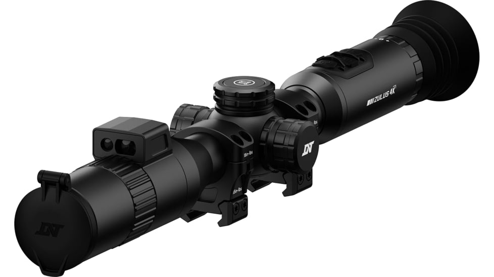 DNT Optics Zulus 4K 3-24x50mm Night Vision Riflescope w/Laser Rangefinder and DNT Ballistic Engine, Black, ZT4K324R