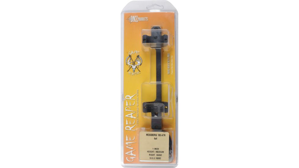 DNZ Products Game Reaper Scope Mount - Mossberg 100ATR/4x4, Medium Ring, 1 in Tube, Black Matte, 10062
