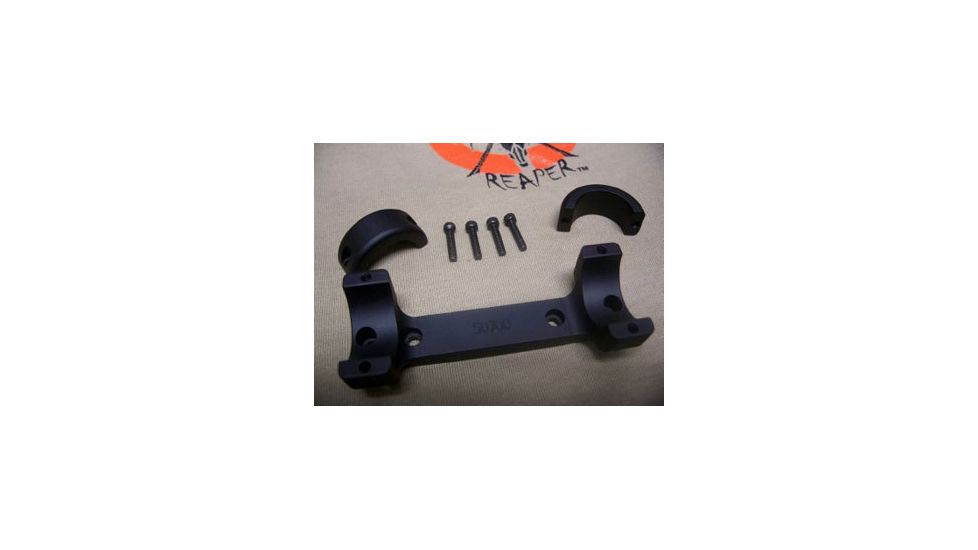 DNZ Products Game Reaper Scope Mount - Remington 700 Short Action, Medium Ring, 0 MOA, 30 mm Tube, Silver, 35700