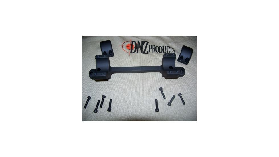 DNZ Products Game Reaper Scope Mount - Remington 700 Long Action, High Ring, 20 MOA, Hand, 1 in Tube, Black Matte, 12702T